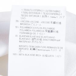 Pre Owned توب فيرساتشي أبيض بأكمام قصيرة S