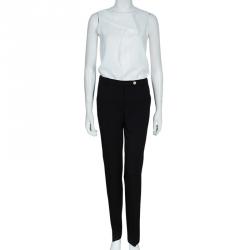 Versace Black Wool Trousers M