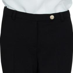 Versace Black Wool Trousers M