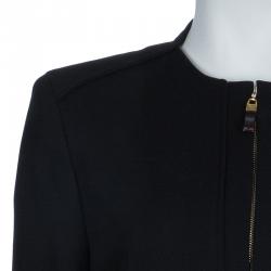 Pre Owned Versace Black Skirt Suit L
