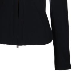 Pre Owned Versace Black Skirt Suit L