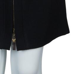 Pre Owned Versace Black Skirt Suit L