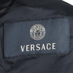 Pre Owned Versace Black Skirt Suit L