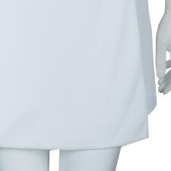 Pre Owned Versace White Belted Dress M