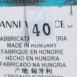Pre Owned Versace Collection Multicolor Printed Silk Shirt S