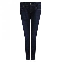 Versace Indigo Dark Wash Denim Straight Fit Jeans M