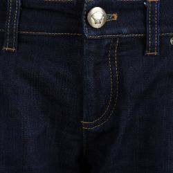 Versace Indigo Dark Wash Denim Straight Fit Jeans M