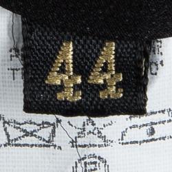 Pre Owned فستان سهرة فيرساتشي أسود مزخرف ظهر مكشوف M