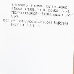 Pre Owned فستان فيرساتشي كولكشن أسود مطبوع برباط مزين أكمام طويلة M