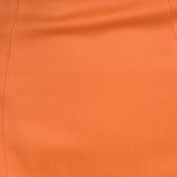 مملوكة مسبقًا Versace Collection Orange High Waist Pencil Skirt S