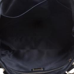 مملوكة مسبقًا Versace Black Suede Fringe Tote