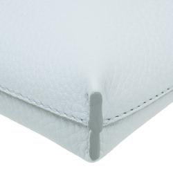 مملوكة مسبقًا حقيبة كلتش فيرساتشي ميدوسا جلد أبيض