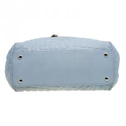 Pre Owned Versace Off White Leather Talia Vanitas Shoulder Bag