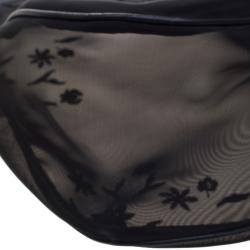 مملوكة مسبقًا حقيبة كتف فرساتشي فينتدج شبك سوداء