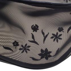 مملوكة مسبقًا حقيبة كتف فرساتشي فينتدج شبك سوداء