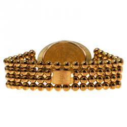 مملوكة مسبقًا ساعة يد نسائية فيرساتشي أيون أليبس ستانلس ستيل بيضاء 40مم