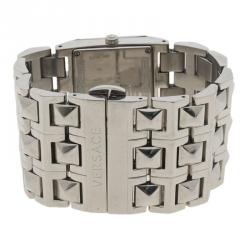 مملوكة مسبقًا Versace White Stainless Steel 75Q Women's Wristwatch 32MM