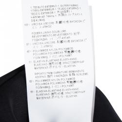 Pre Owned Versus Versace Black Cutout Leg Detail Asymmetric Sleeveless Maxi Dress S