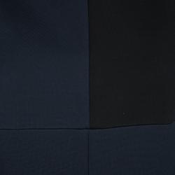 Pre Owned Victoria Beckham Colorblock Dense Rib Jersey Sleeveless Fitted Dress L