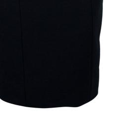 Pre Owned Victoria Beckham Black Mesh Body-Con Dress S