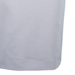 Pre Owned Victoria Beckham Beige Shift Dress M