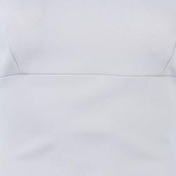 Pre Owned Victoria Beckham Beige Shift Dress M