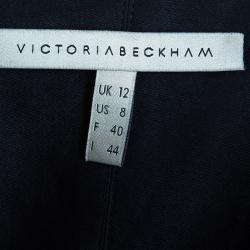 Pre Owned Victoria Beckham Blue Panel Gown M