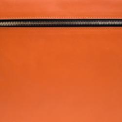 مملوكة مسبقًا Victoria Beckham Orange Leather Clutch