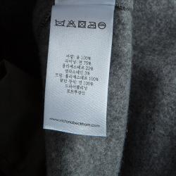 Pre Owned Victoria Victoria Beckham Grey Wool Double Layer Sleeveless Coat S