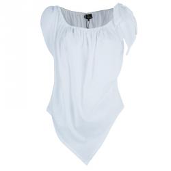Vivienne Westwood Anglomania White Off-Shoulder Top M