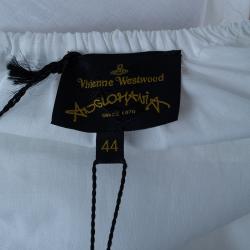 Vivienne Westwood Anglomania White Off-Shoulder Top M