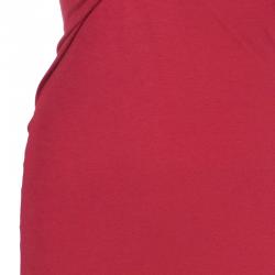 Vivienne Westwood Anglomania Red Aster One Shoulder Jersey Dress XL