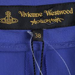 Vivienne Westwood Anglomania Blue Elasticized Waist  Realm Trousers S