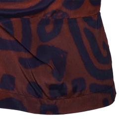 Pre Owned Vivienne Westwood Anglomania Printed Backless Top S