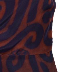 Pre Owned Vivienne Westwood Anglomania Printed Backless Top S