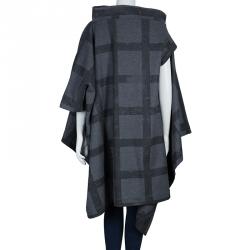 Pre Owned Vivienne Westwood Anglomania Gaia Plaid Wool Cape Coat S