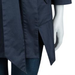 Vivienne Westwood Anglomania  Navy Blue Cotton Belted Trench Coat S