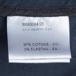 Vivienne Westwood Anglomania  Navy Blue Cotton Belted Trench Coat S