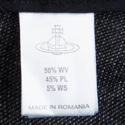 Pre Owned Vivienne Westwood Anglomania Grey Textured Draped Skirt L