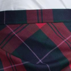 Vivienne Westwood Anglomania Plaid Wool Draped Philosophy Skirt L