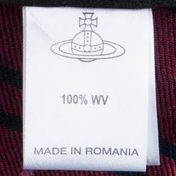 Vivienne Westwood Anglomania Plaid Wool Draped Philosophy Skirt L