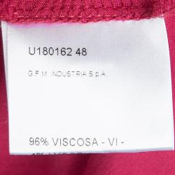 Vivienne Westwood Anglomania Red Contrast Strap Drape Detail Dress S