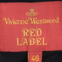 Vivienne Westwood Red Label Black Wool Waistcoat L
