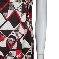 Pre Owned Weekend Max Mara Multicolor Print Sleeveless Dress M