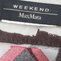 Pre Owned Weekend Max Mara Multicolor Print Sleeveless Dress M