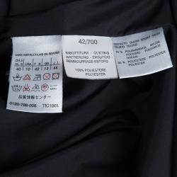 Pre Owned Weekend Max Mara Black Padded Nylon Overcoat M