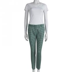Pre Owned Weekend by Max Mara Green Tapered Trousers  M