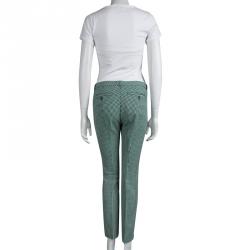 Pre Owned Weekend by Max Mara Green Tapered Trousers  M