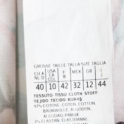 Pre Owned Weekend By Max Mara Multicolor Floral Printed Pleat Detail Molina Skirt M