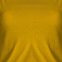 Pre Owned Weekend Max Mara Yellow Gathered Waist Short Sleeve Dress L